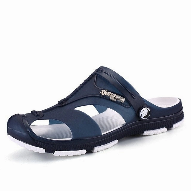 2020 Summer Men's Slippers Clogs Slip-On Garden | Beach Quick Dry Flip Flops Shoes Tuxedo Slippers