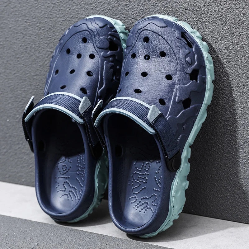 2024 Factory Cheap EVA Men's Clogs Shoes Lightweight Wholesale Plastic Clog Men Beach Working Sandals With Men Clogs Mules Slippers Grass