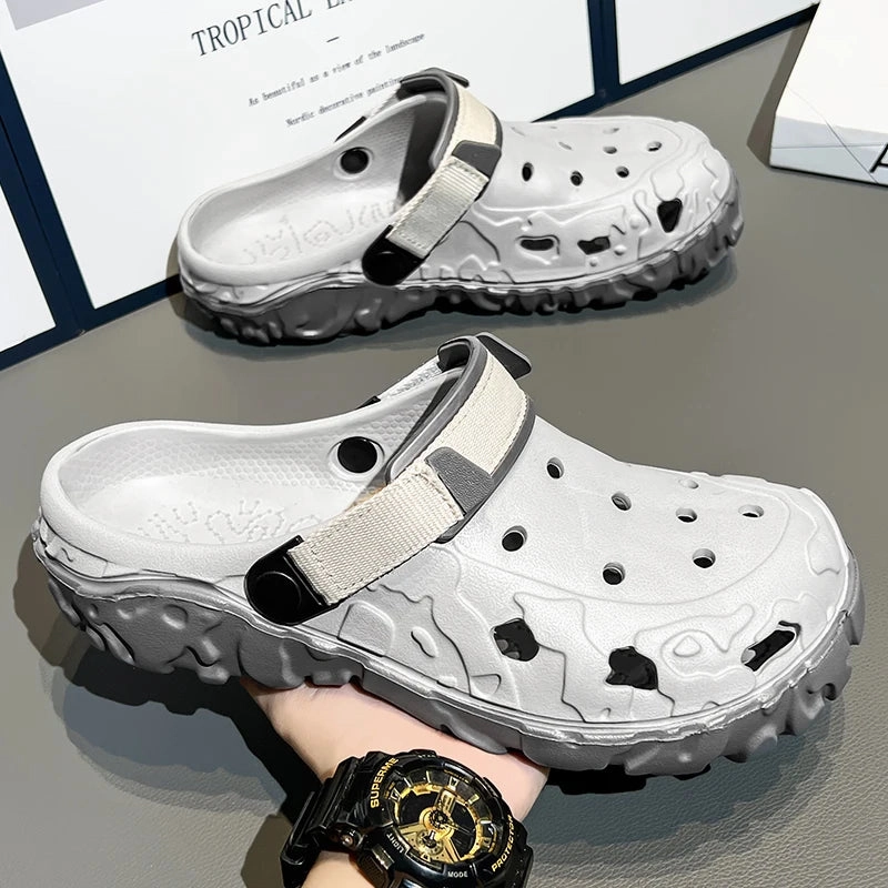 Coloring Slippers 2024 Factory Cheap EVA Men's Clogs Shoes Lightweight Wholesale Plastic Clog Men Beach Working Sandals With Men Clogs Mules