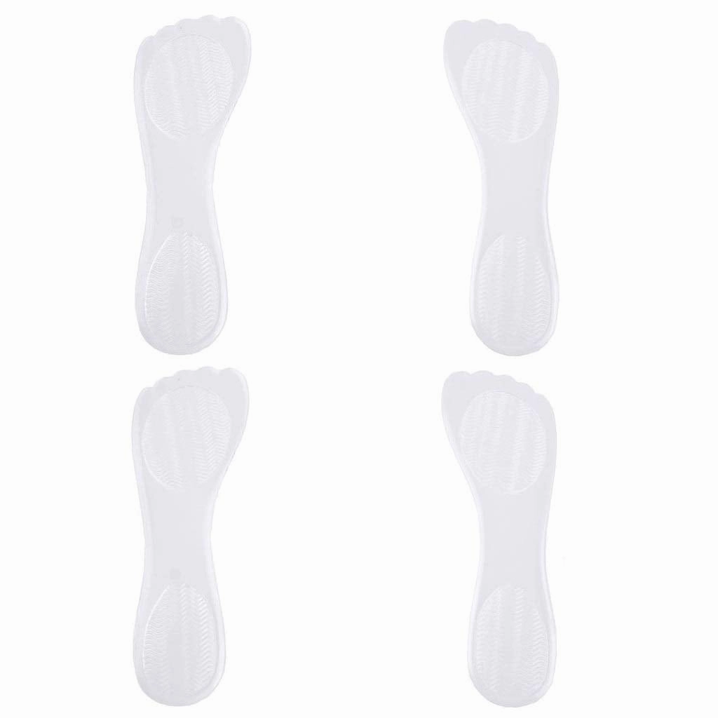Sandals Royal Bahamian All Inclusive Resort 2 Pairs Silicone High Heel Everyday Insoles, Massage Foot Cushion, Soft Gel Shoe Insert Pads for Pain Relief, Length: 21cm, Transparent