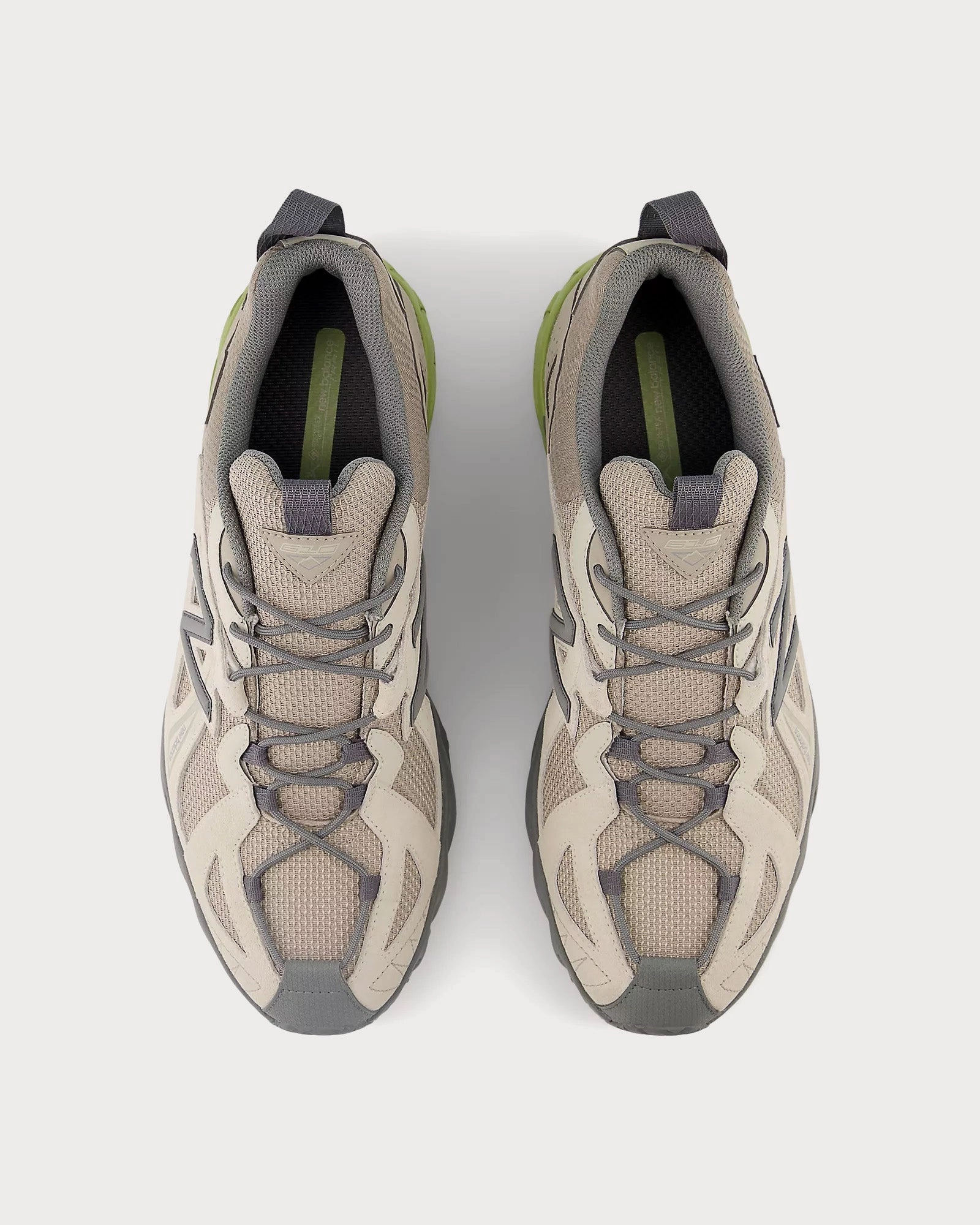 610Xv1 Light Mushroom / Timberwolf / Everglade Green Low Top Sneakers New Balance More V5 Women's