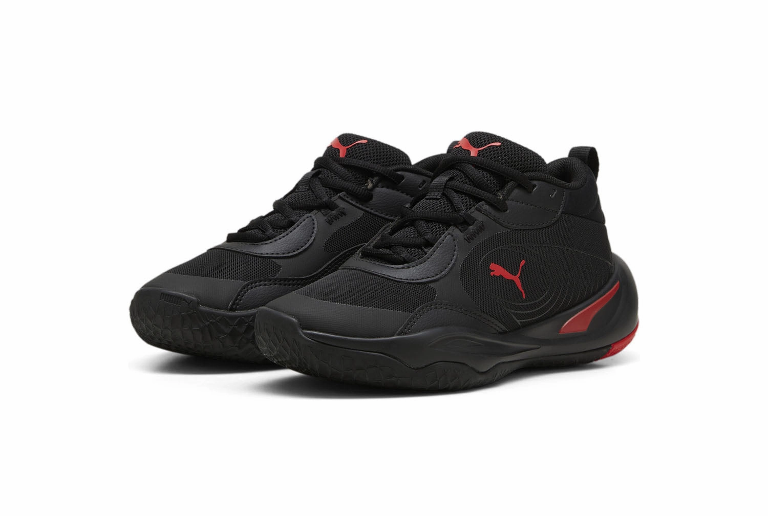 .PUMA PLAYMAKER PRO JR KIDS/YOUTH Basketball Shoes - BLACK/RED - (310370 04) - PJR - R1L3 Kayano Asics Running Shoes