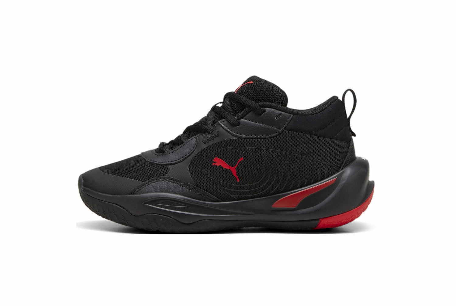 Ayrton Senna Shoes Asics .PUMA PLAYMAKER PRO JR KIDS/YOUTH Basketball Shoes - BLACK/RED - (310370 04) - PJR - R1L3
