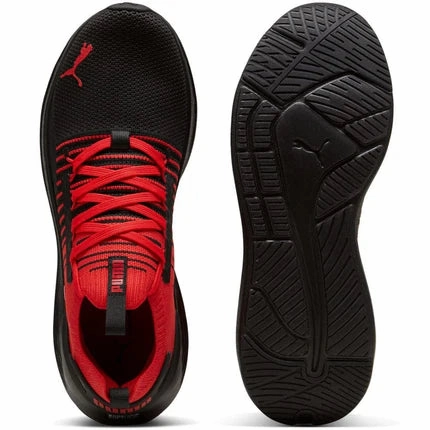 .PUMA SOFTRIDE Symmetry Fuzion Running Shoes Unisex - RED/BLACK - (310127 03) - MBR - R1L4 Asics Volleyball Shoes Gel Rocket 10