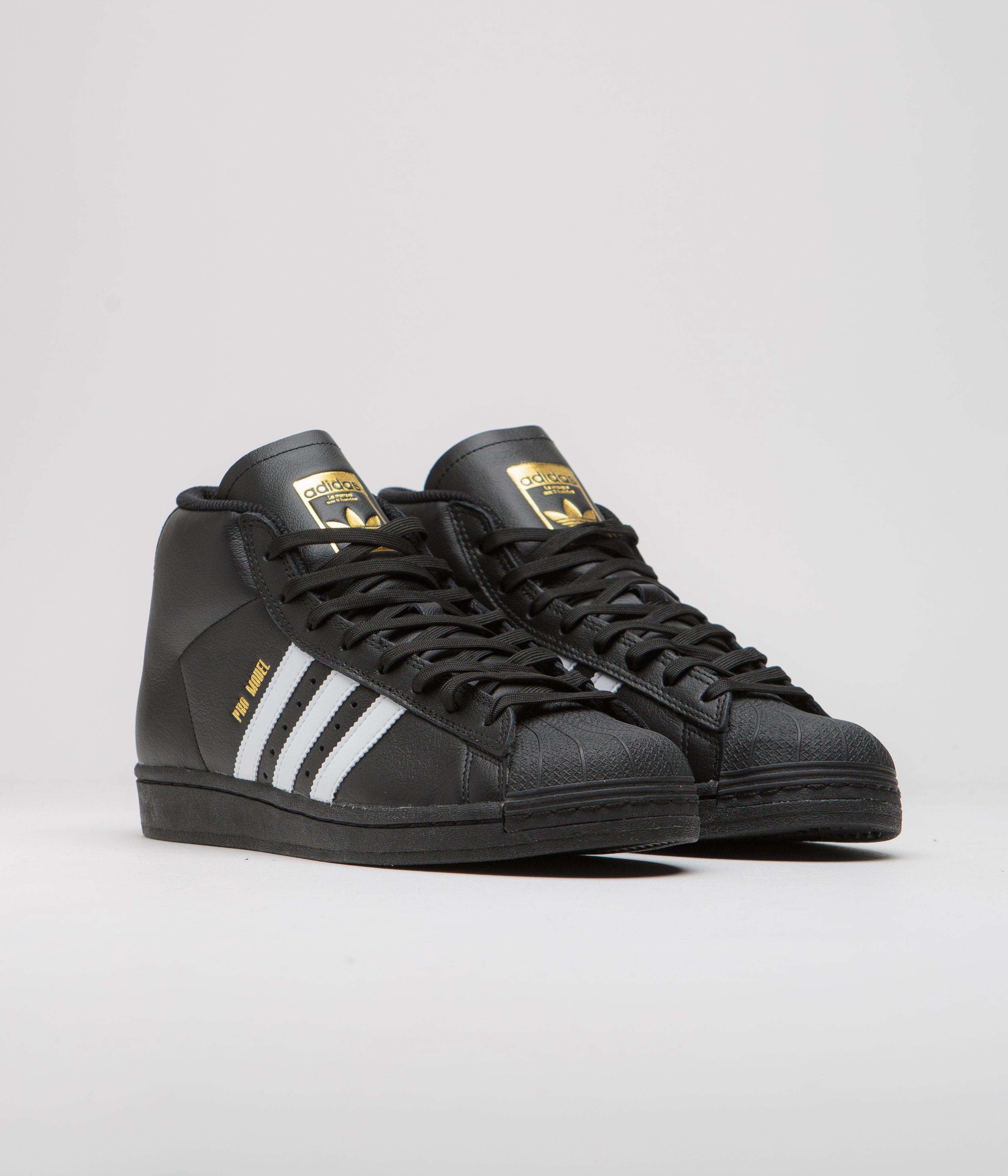 Adidas Valentines Shoes Adidas Pro Model ADV Shoes - Core Black / FTWR White / Gold Metallic