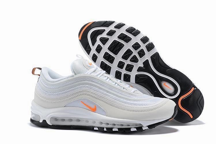 Nike Air Max 97 White Orange Shoes Sale Men Size US 7, 8, 8.5, 9, 10, 11 Asics Solution Speed Flytefoam 3 Tennis Shoe