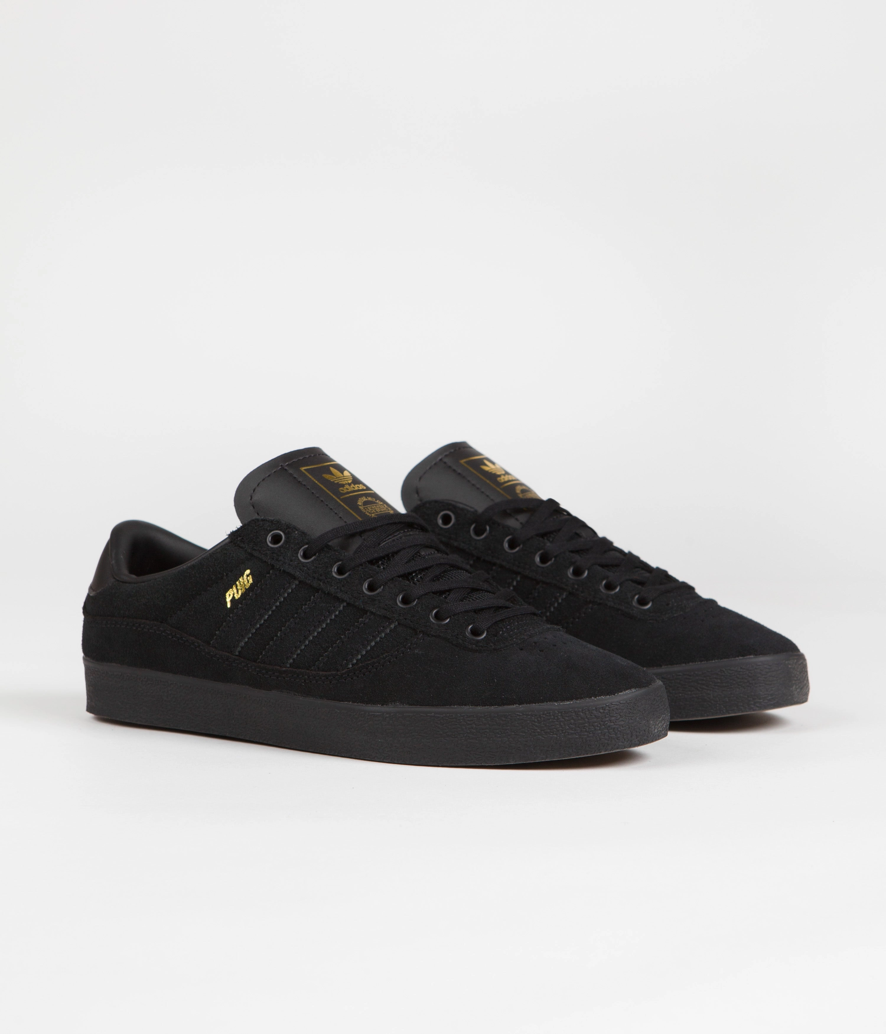 Adidas Gold Tennis Shoes Adidas Puig Indoor Shoes - Core Black / Core Black / Gum5