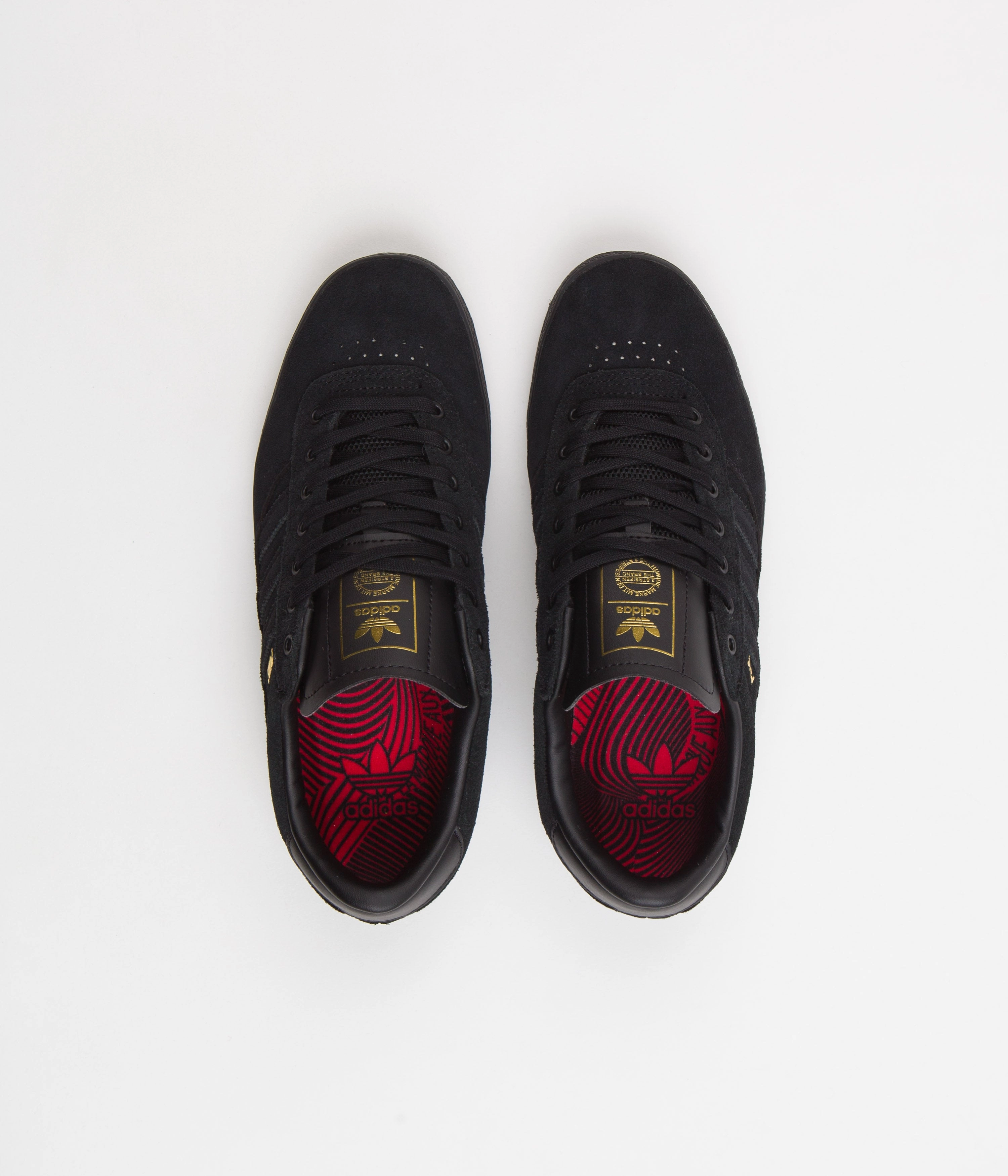 Memory Foam Shoes Adidas Adidas Puig Indoor Shoes - Core Black / Core Black / Gum5