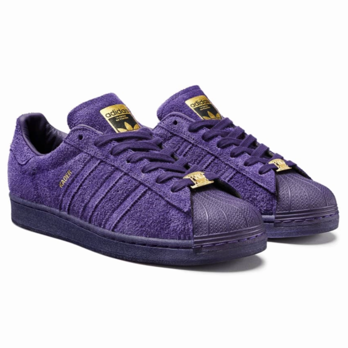 ADIDAS KADER SUPERSTAR ADV DARK PURPLE / GOLD METALLIC Nmd Running Shoes Adidas