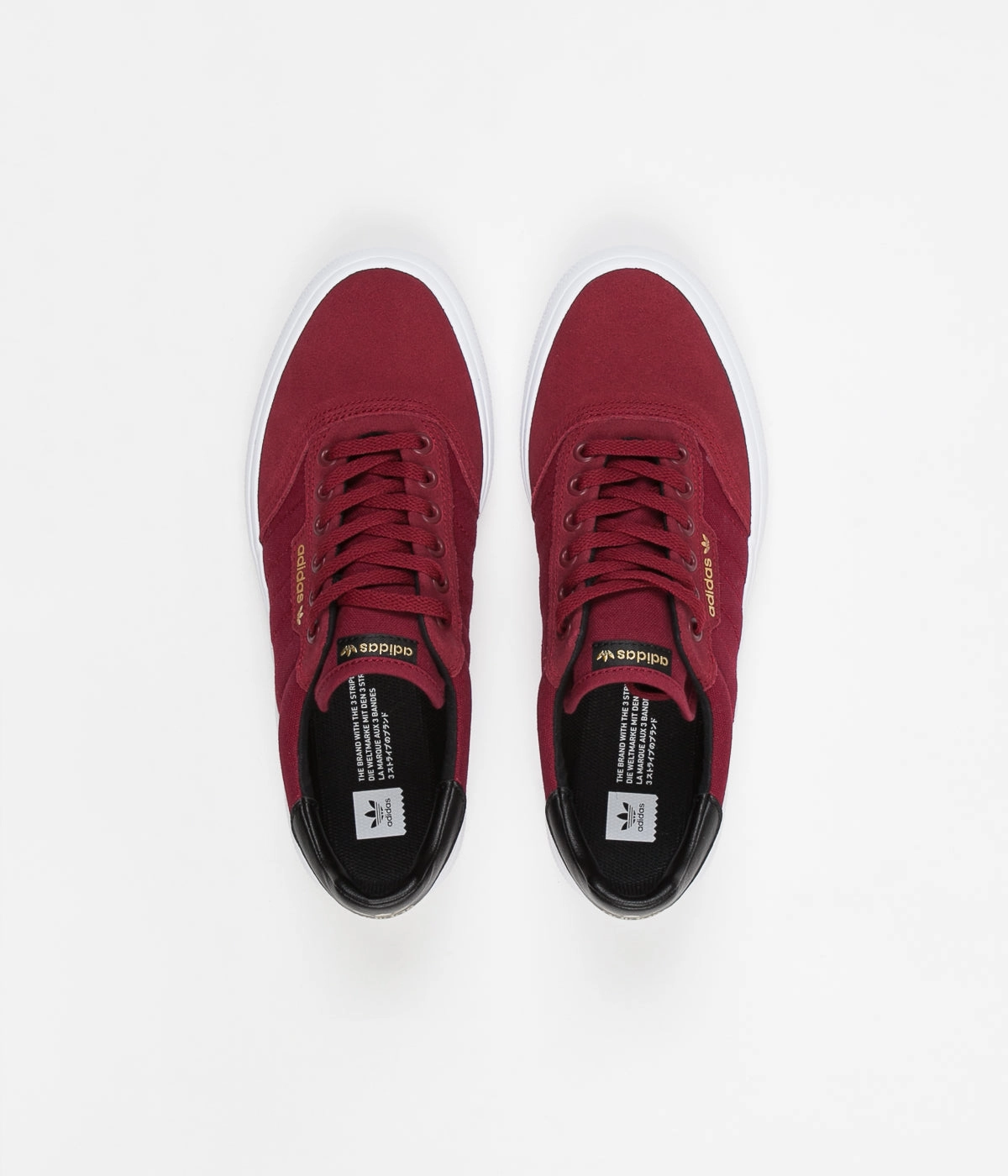 Adidas 3MC Shoes - Collegiate Burgundy / Core Black / Gold Metallic Jeremy Scott Wings Shoes Adidas