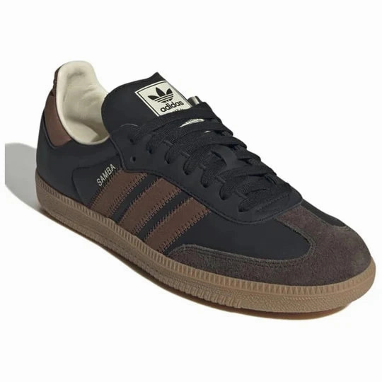 Adidas - Men Samba OG Core Black / Preloved Brown / Dark Brown IE9123 Best Adidas Shoes Pickleball