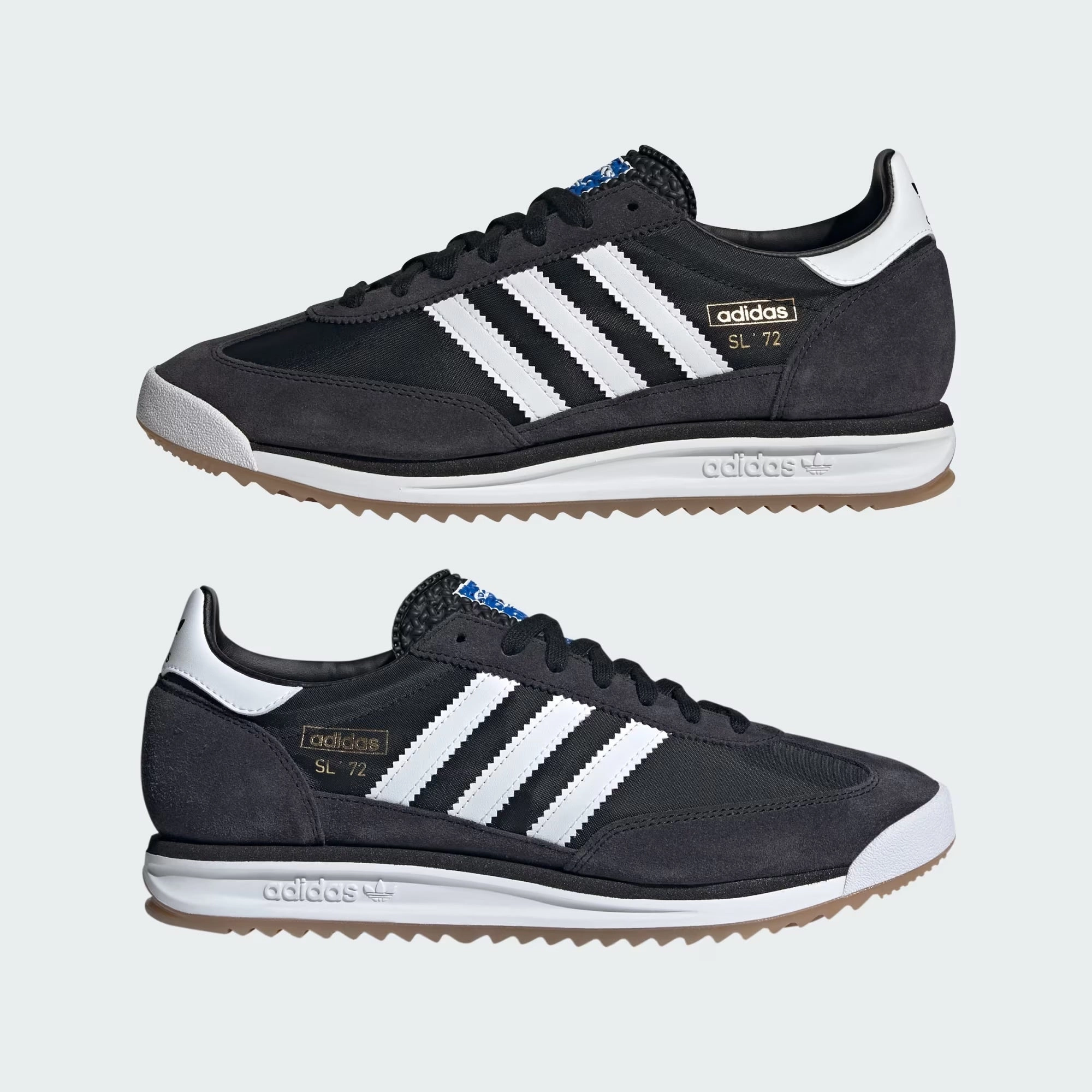Adidas Supernova 2 Running Shoe Adidas - SL 72 RS ~ Core Black/Cloud White/Blue