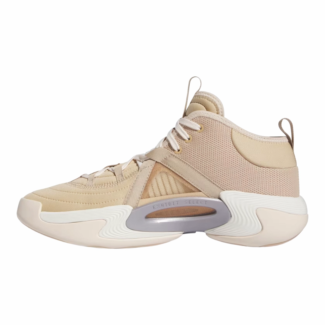 Soccer Adidas Turf Shoes Adidas - Women's Candace Parker x Exhibit Select Mid 'Champagne' - Halo Ivory / Magic Beige / Off White