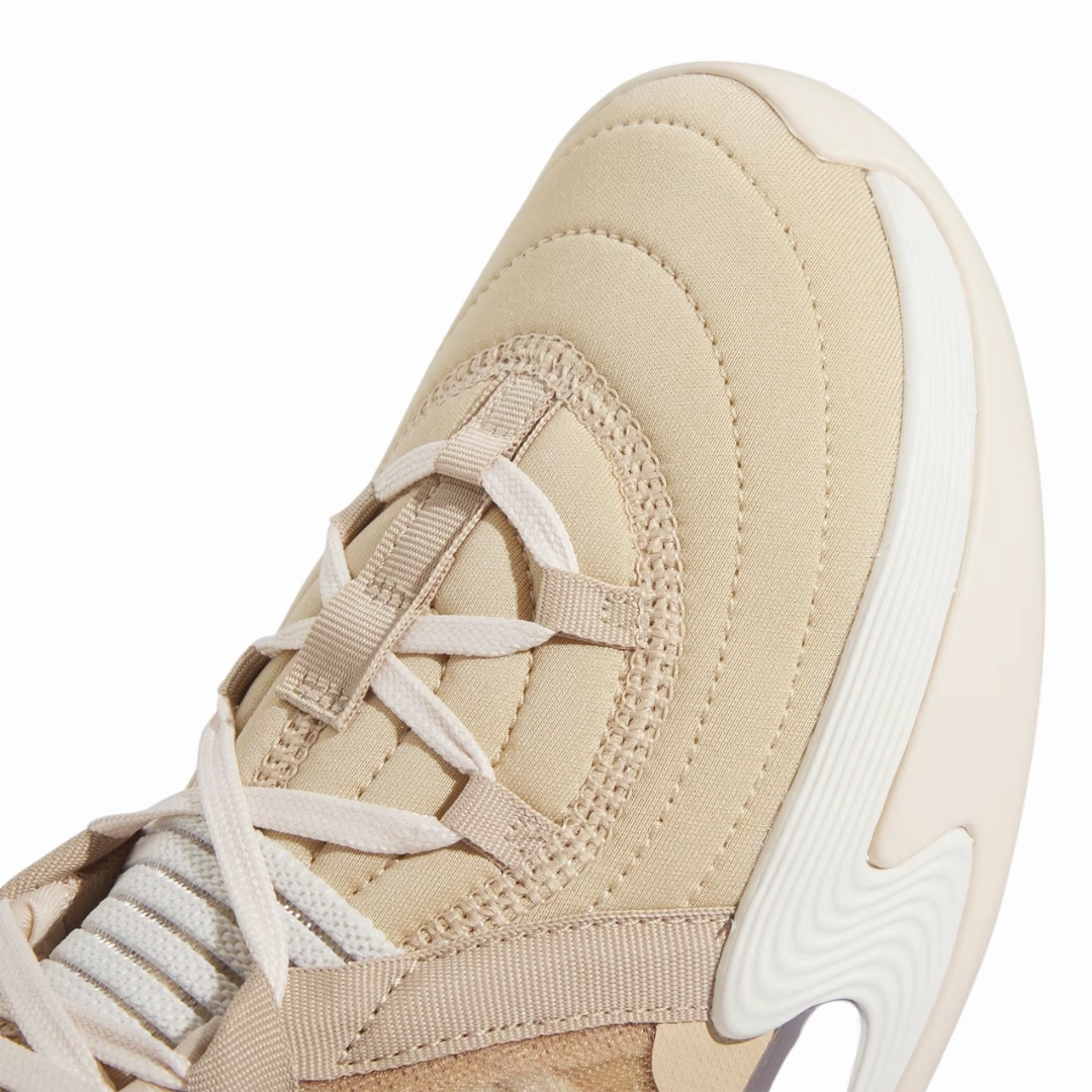 Adidas - Women's Candace Parker x Exhibit Select Mid 'Champagne' - Halo Ivory / Magic Beige / Off White Adidas Baseball Shoe