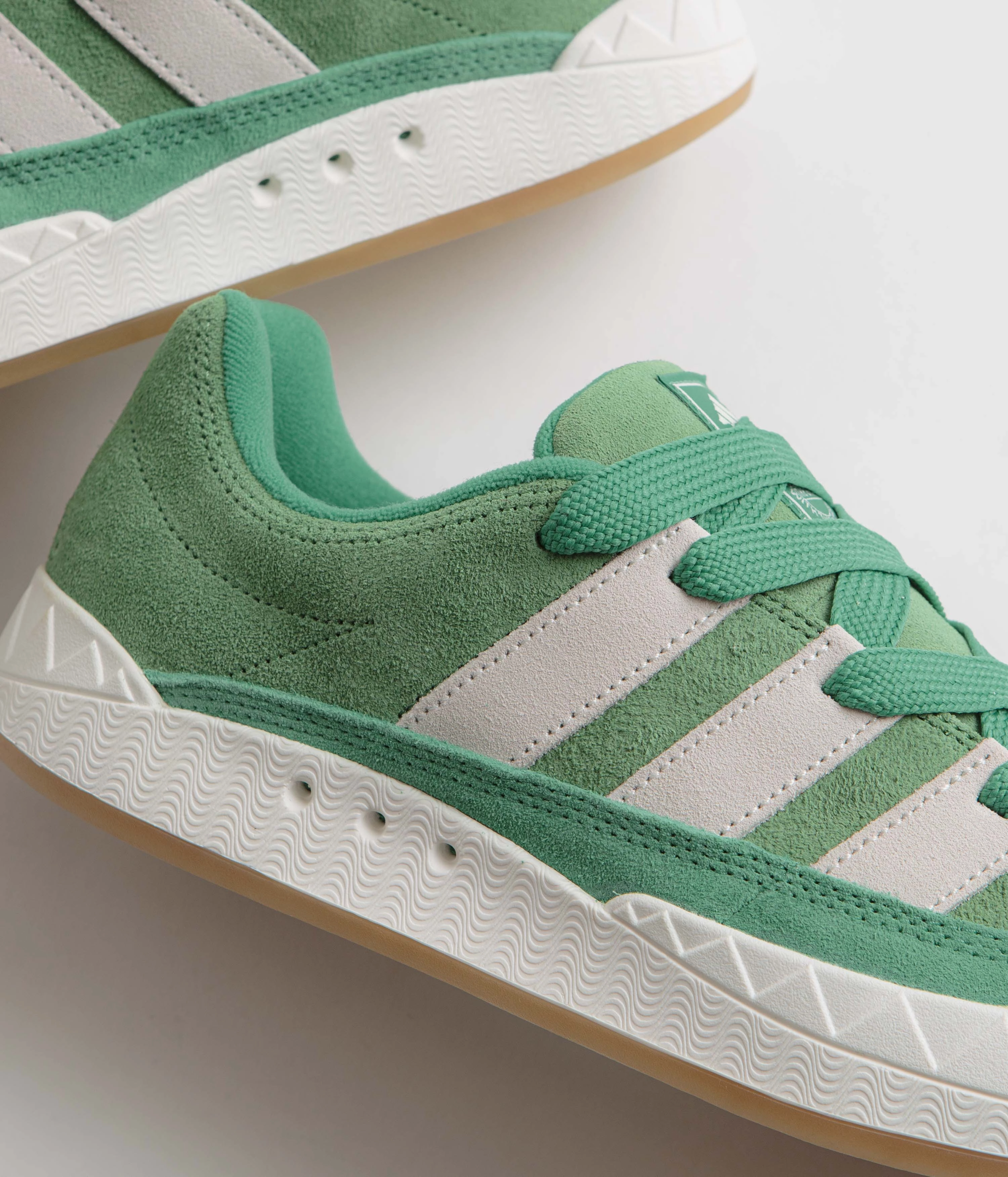 Advertisement Adidas Shoes Adidas Adimatic Shoes - Preloved Green / Core White / Semi Court Green