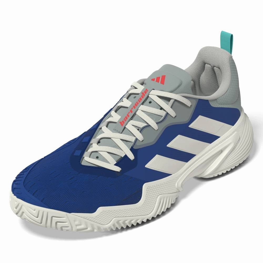 Shoe Releases Adidas adidas Barricade Men's Tennis Shoe (Blue/White)