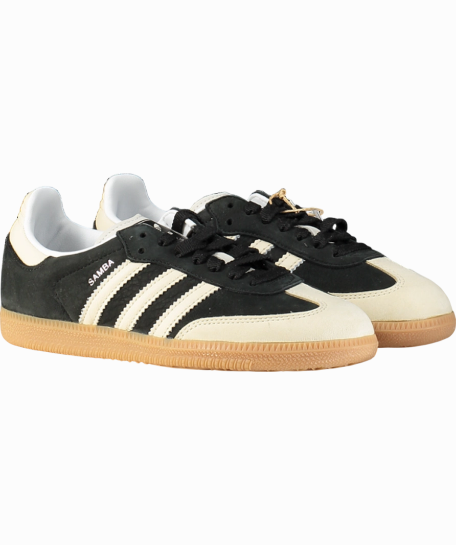 adidas Black / Wonder White Samba Og Trainers UK 4.5 EU 37.5  Adidas Samba Og Casual Shoes