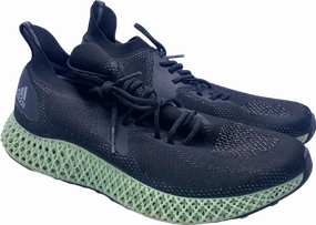 Adidas Black Alphaedge 4D Sneakers UK 9.5 Run Shoes Adidas
