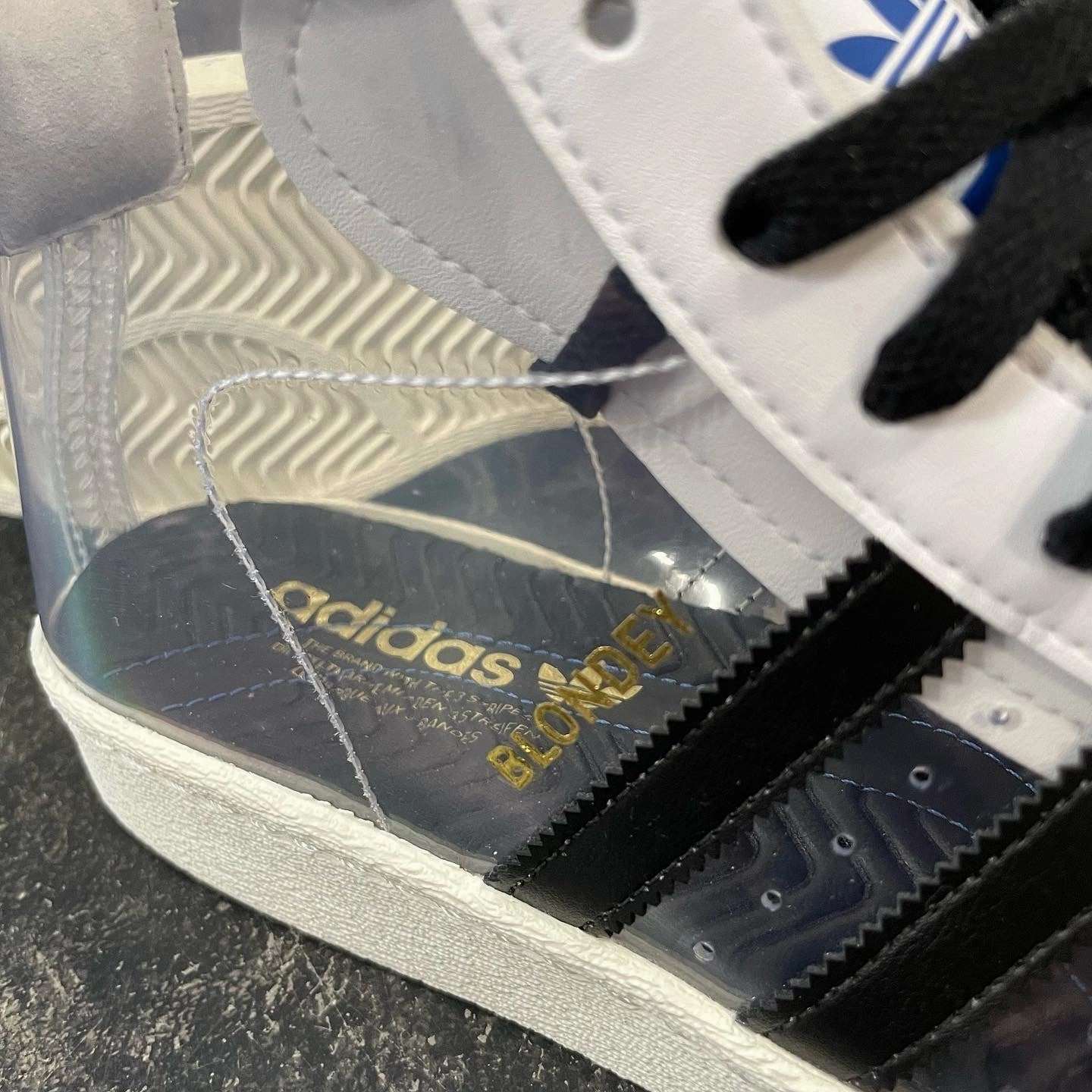 Adidas Runfalcon 5 Running Shoe Adidas Blondey Pro Model Superstar White/Black/White