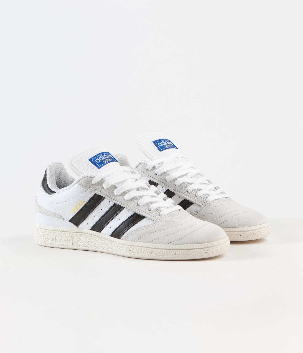 Adidas Busenitz Shoes - White / Core Black / Crystal White Adidas Barcelona Shoes