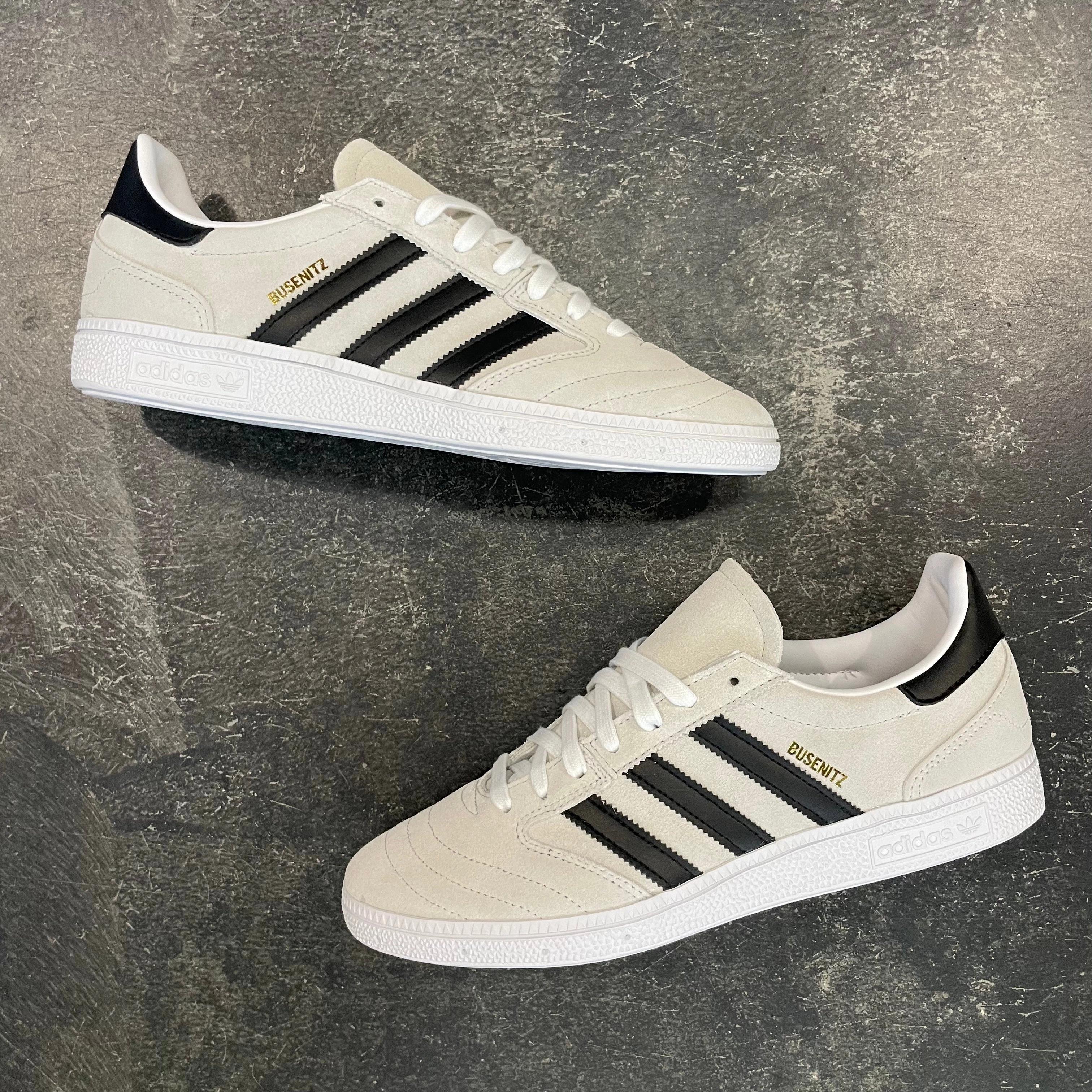 Adidas Busenitz Vintage White/Black Adidas X Stussy Shoes