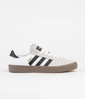 Adidas Busenitz Vulc II Shoes - FTWR White / Core Black / Gold Metallic Baseball Adidas Turf Shoes