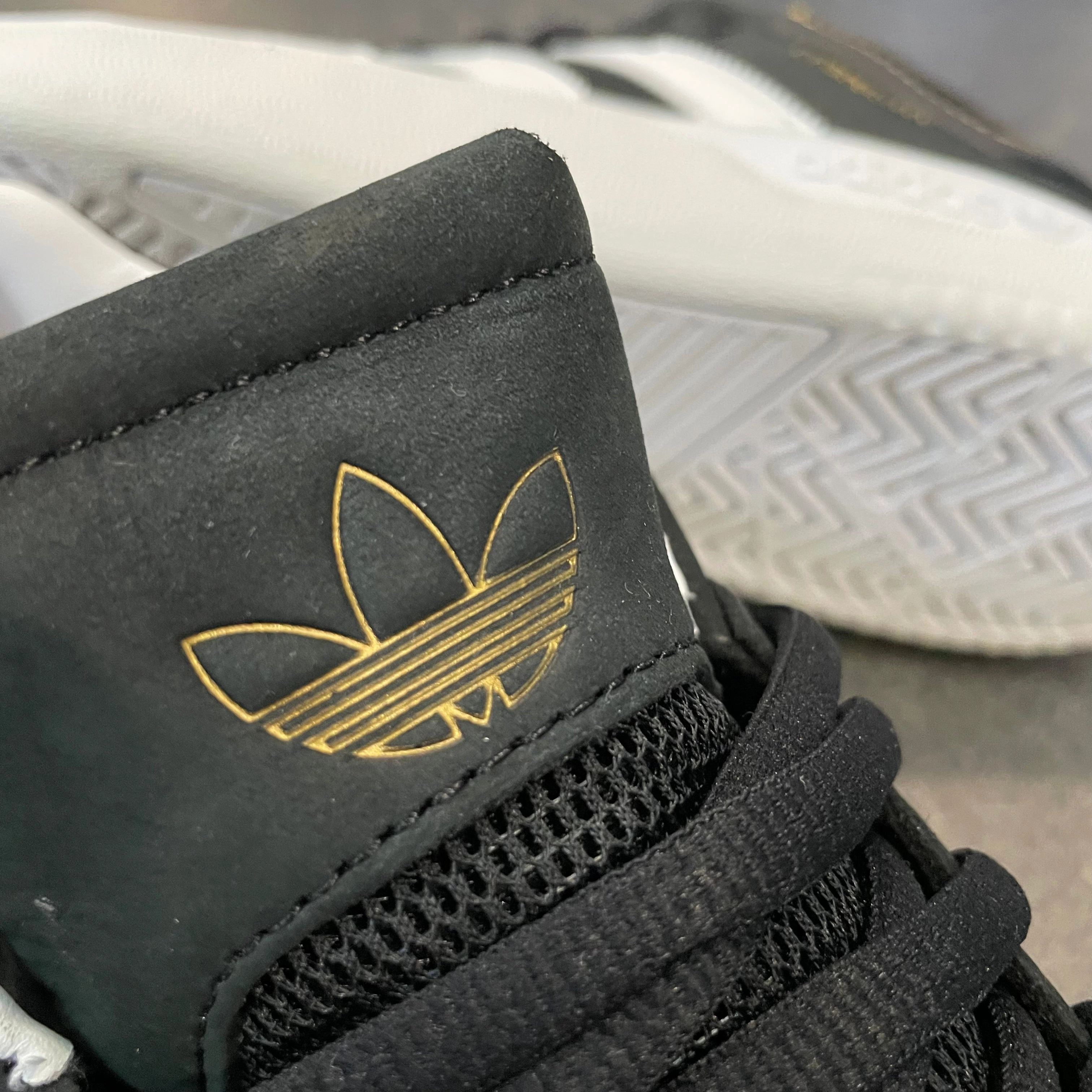 Adidas Tubular Doom Primeknit Shoes Adidas Tyshawn Black Leather/White/Gold