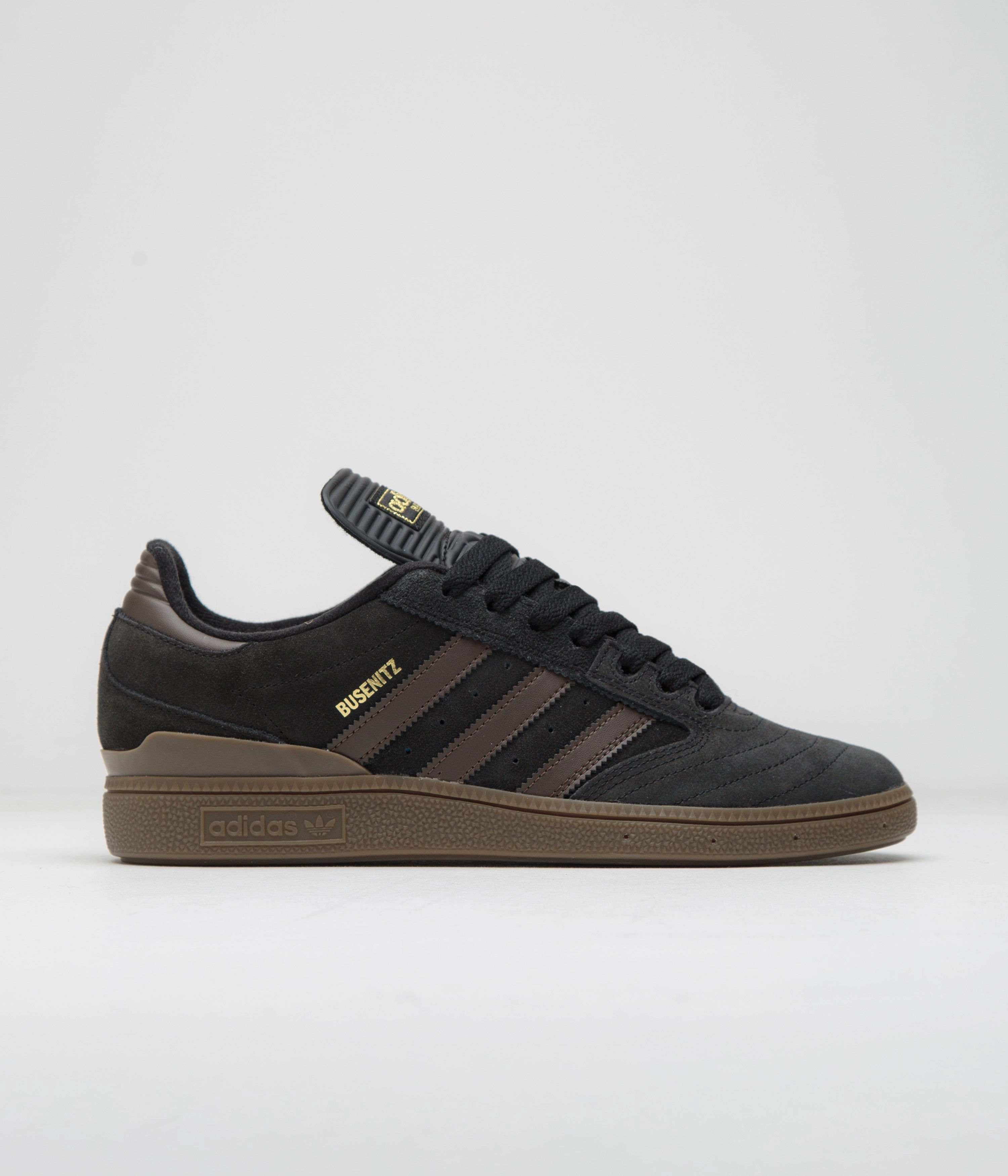 Adidas Busenitz Shoes - Core Black / Brown / Gold Metallic Adidas Shoes Vs Nike Shoes