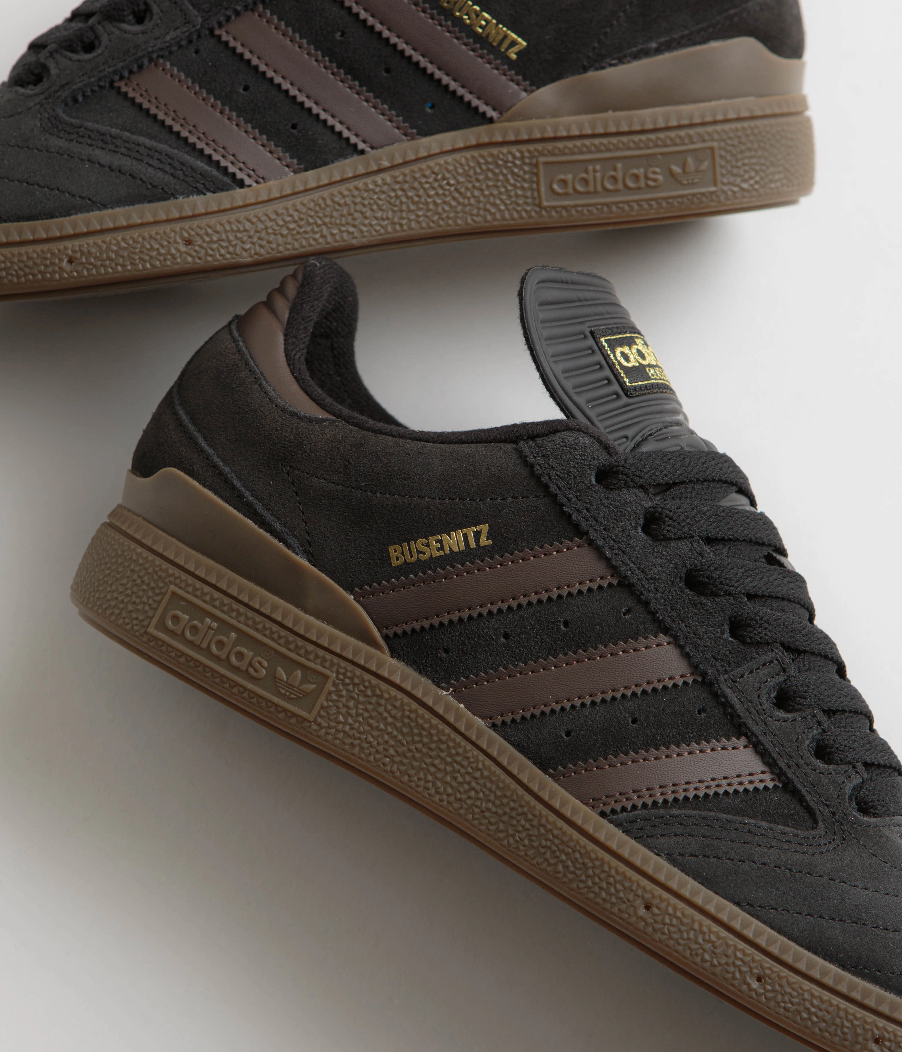 Adidas Busenitz Shoes - Core Black / Brown / Gold Metallic Nba Adidas Basketball Shoes