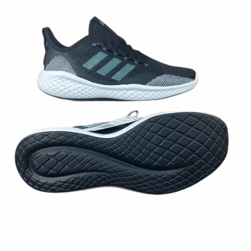 Adidas Fluidflow 2.0 Black Magic Grey Metallic Womens Running Shoes Adidas String Shoes