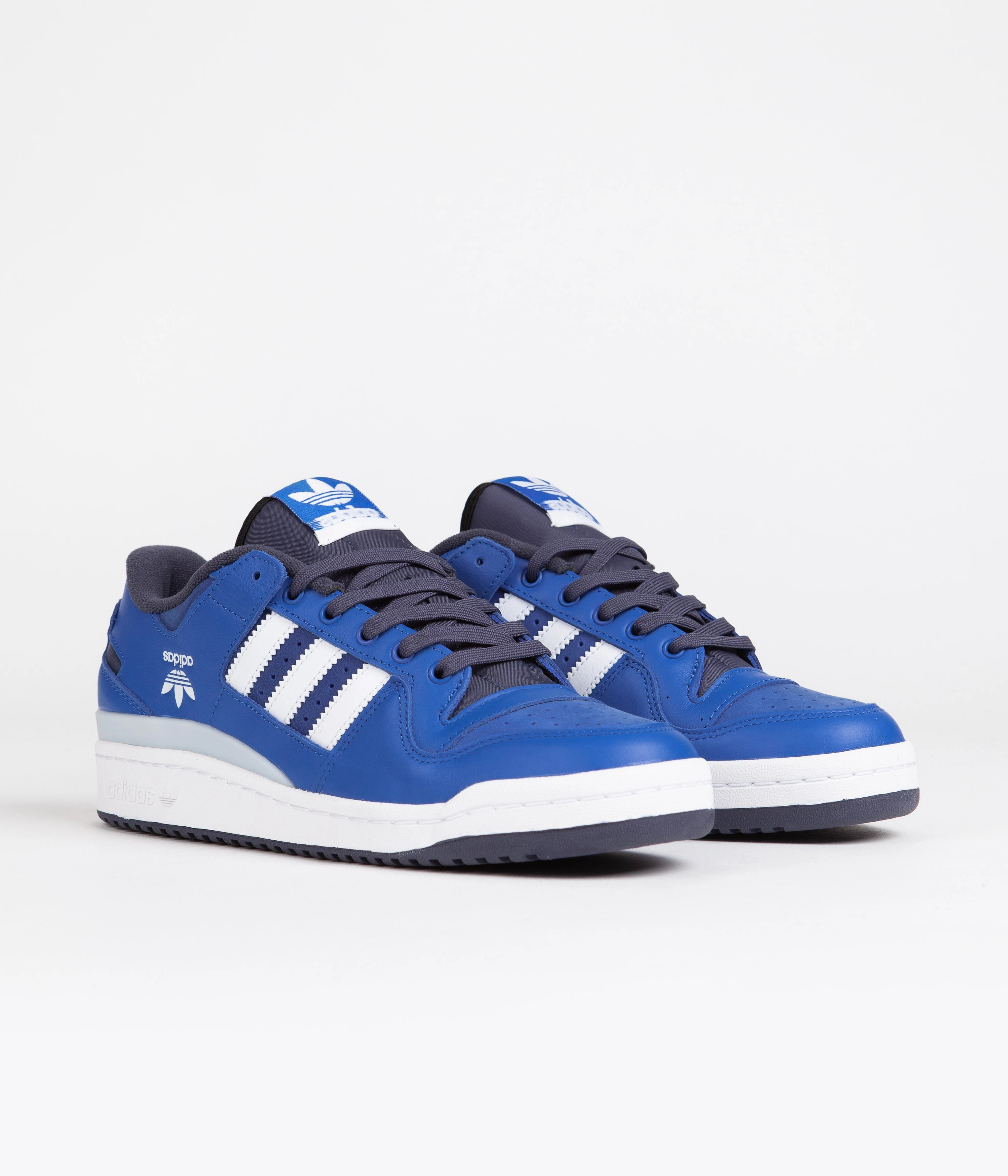 Adidas Slip In Shoes Adidas Forum 84 Low ADV Shoes - Bluebird / FTWR White / Shadow Navy