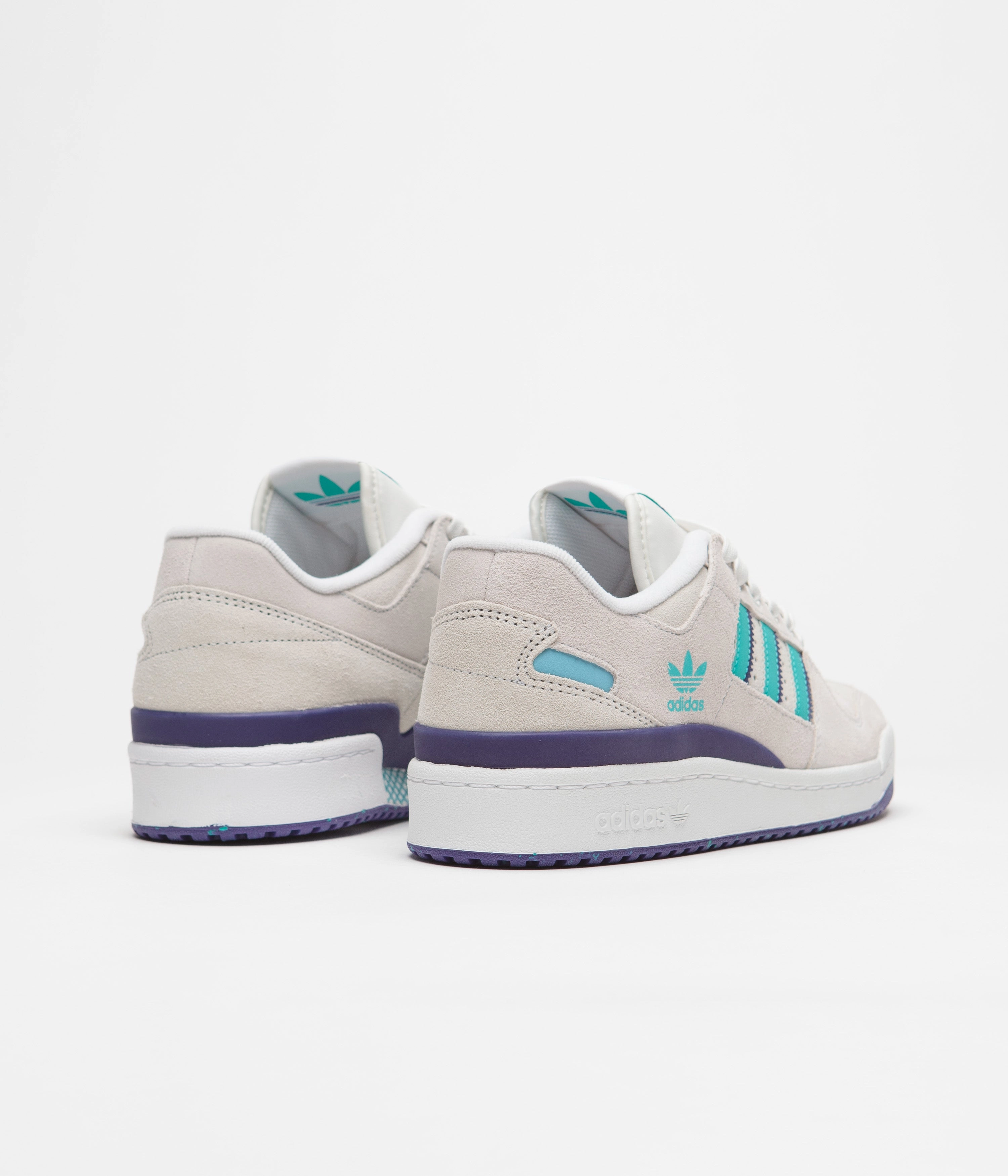 Adidas Forum 84 Low ADV Shoes - Crystal White / Preloved Blue / FTWR White Adidas Court Tns Premiere Shoes