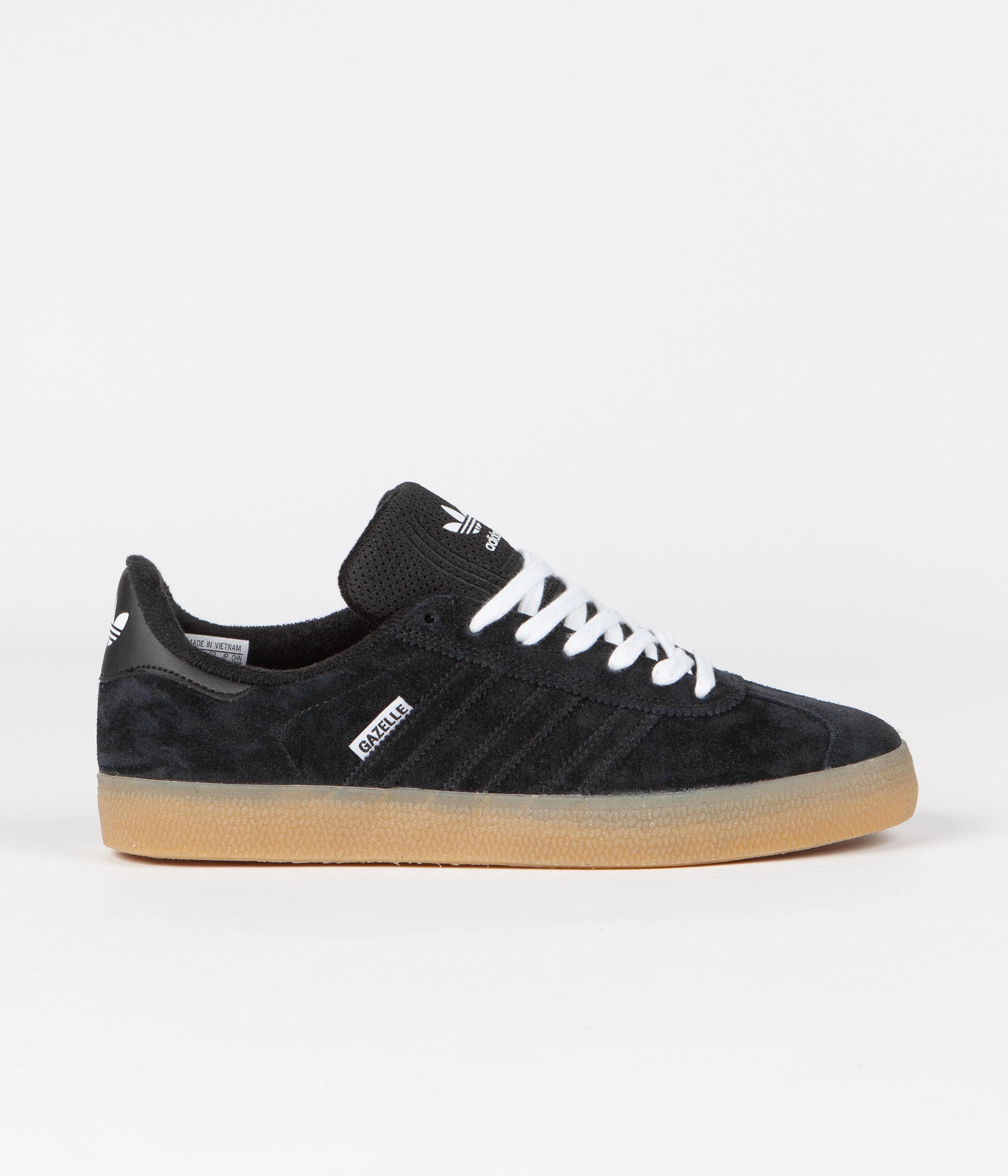Adidas Gazelle ADV Shoes - Core Black / FTWR White / Bluebird Streetball Adidas Shoes