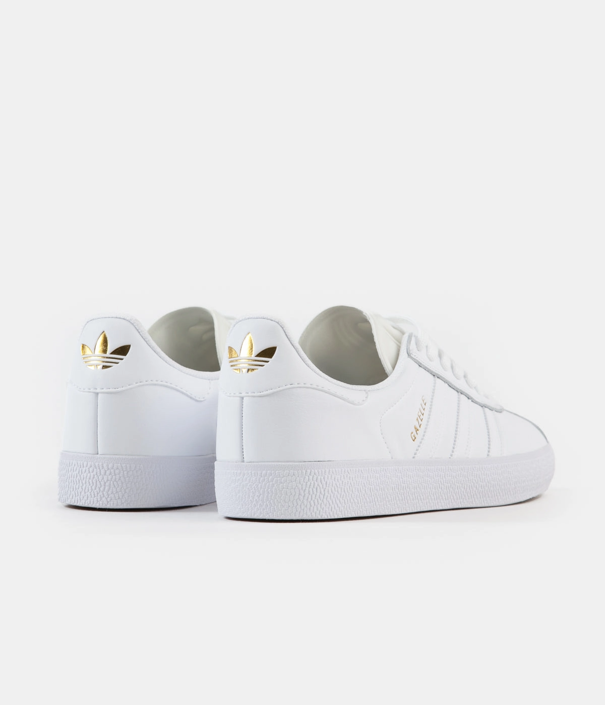 Adidas Shoes Vl Court Adidas Gazelle ADV Shoes - White / White / Gold Metallic