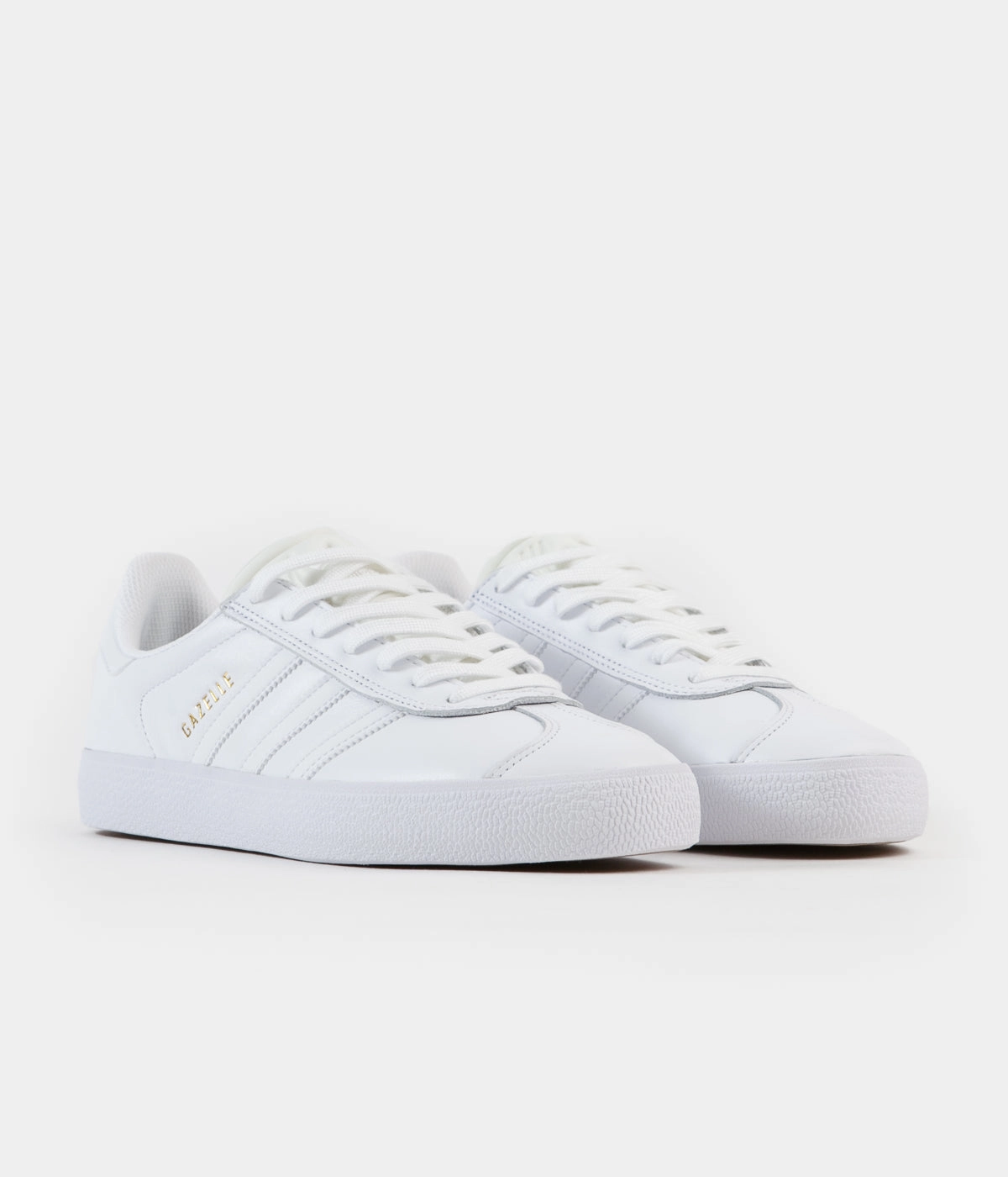 Adidas Gazelle ADV Shoes - White / White / Gold Metallic Adidas Rider Shoes