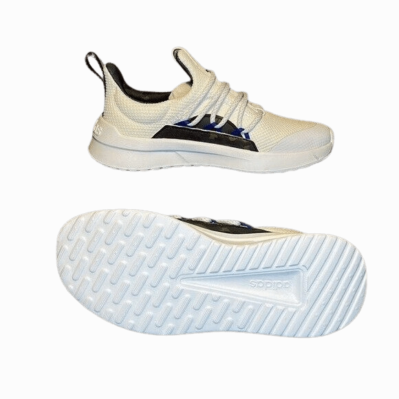 Adidas Lite Racer Adapt 5.0 K (White Camo) Little Kids Olive Green Adidas Shoes