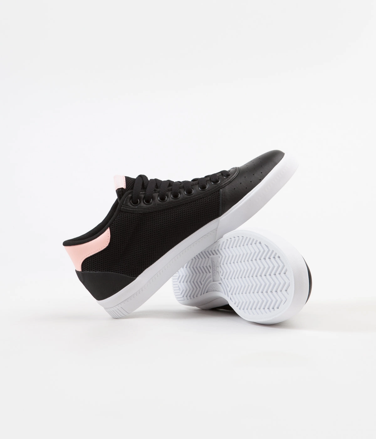 Columbus Crew Adidas Shoes Adidas Lucas Premiere Mid Shoes - Core Black / White / Haze Coral
