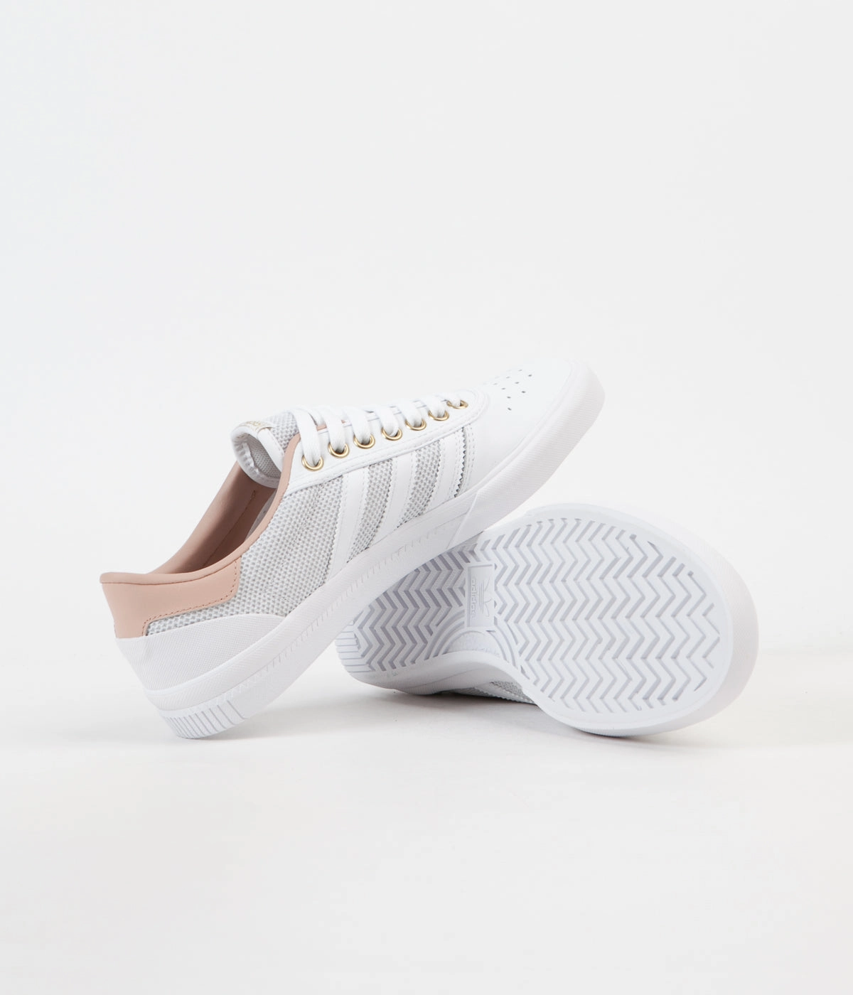 Adidas Lucas Premiere Shoes - White / Ash Pearl / Gold Metallic New Tennis Shoes Adidas