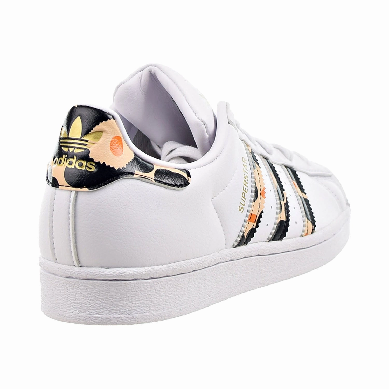 Mexico Adidas Shoes Adidas Marimekko Superstar Women's Shoes Cloud White-Core Black-Gold Metallic