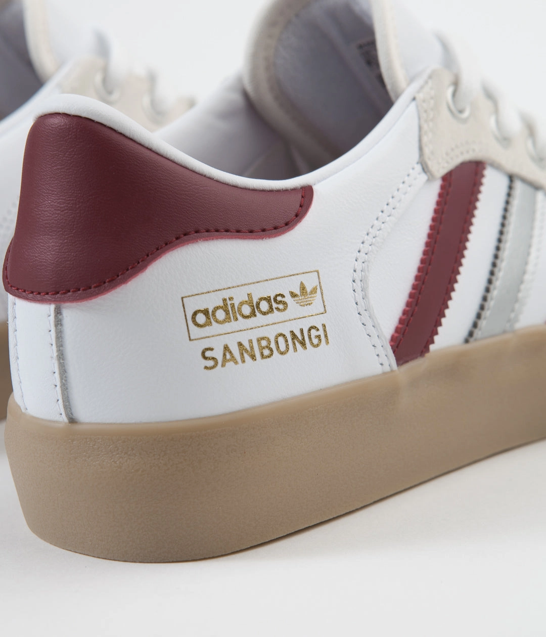 Adidas Matchbreak Super 'Shin Sanbongi' Shoes - White / Collegiate Burgundy / Gum4 Yellow Shoes Adidas