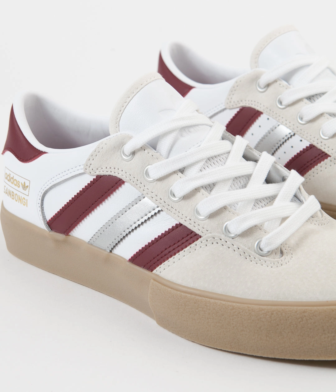Adidas Matchbreak Super 'Shin Sanbongi' Shoes - White / Collegiate Burgundy / Gum4 Golf Shoes Adidas 360