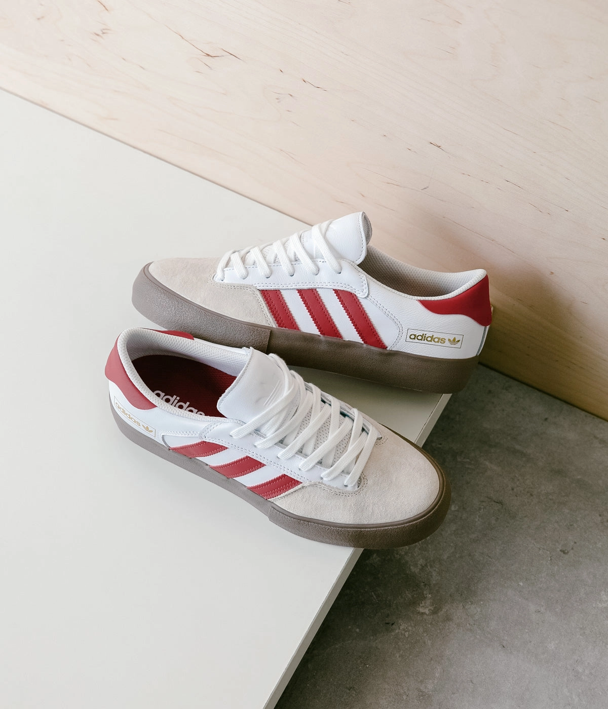 Adidas Matchbreak Super Shoes - White / Power Red / Gum Adidas Originals Crazy Iiinfinity Basketball Shoes