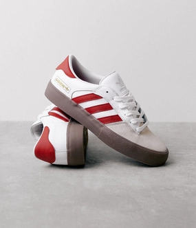 Adidas Matchbreak Super Shoes - White / Power Red / Gum Hemp Adidas Shoes