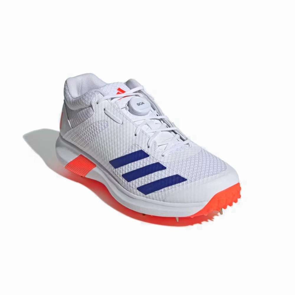 Adidas S2g Spikeless Leather 24 Golf Shoe Adidas Men's Adipower Vectorid 20 Cricket Shoe (White/Blue/Red)