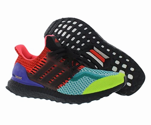 adidas Men's Ultraboost DNA Shoes, Solar Slime/Core Black/Night Flash Adidas Multicolor Shoes