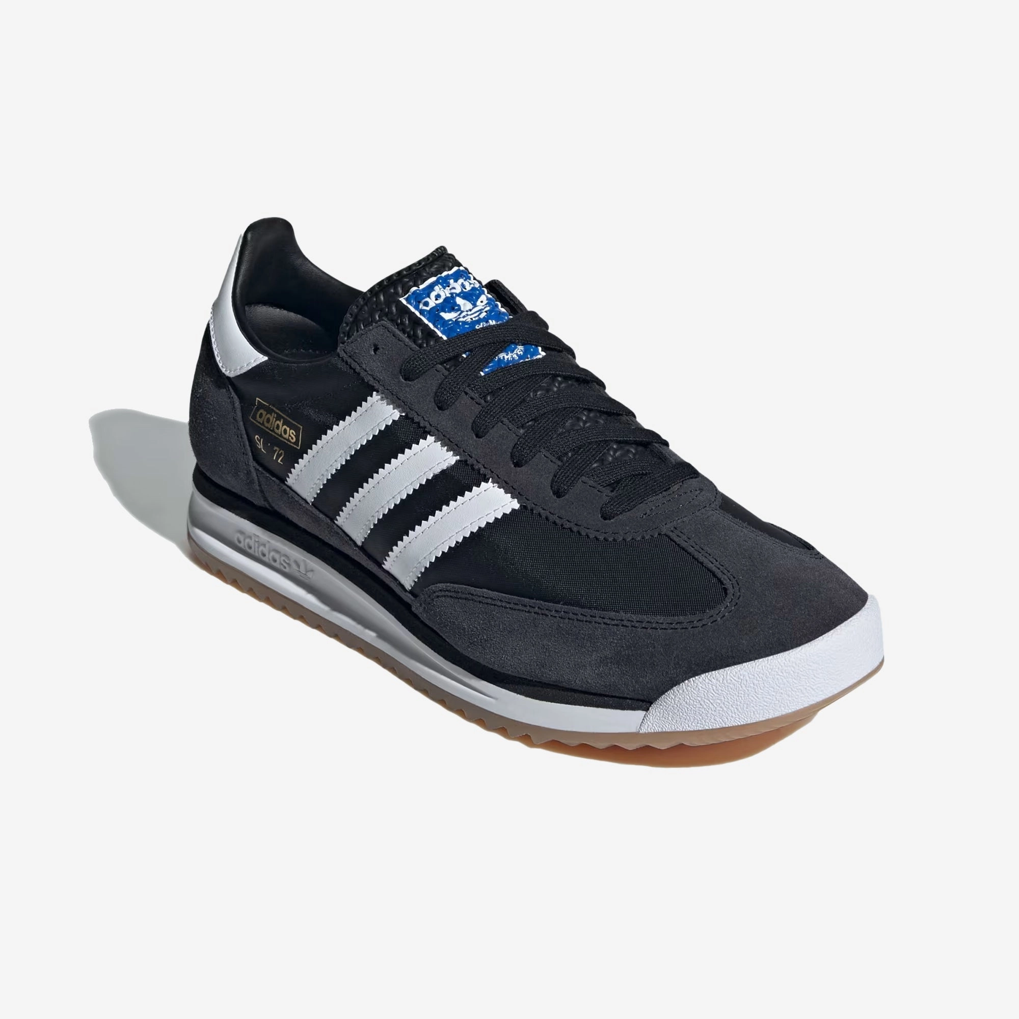Adidas Predator Shoes ADIDAS ORIGINALS | SL 72 RS { CORE BLACK/CLOUD WHITE/BLUE