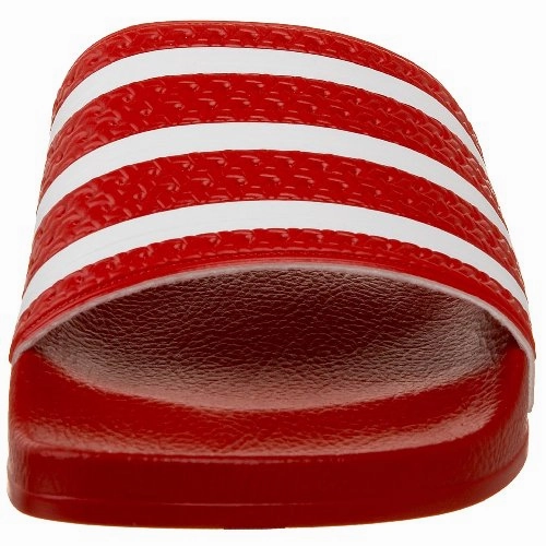 Adidas Grand Court 00s Shoes adidas Originals Men's Adilette Slide Sandal,Scarlet/White/Scarlet,11 M US