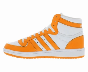 Adidas Messi Indoor Soccer adidas Originals Men's Top Ten Hi Basketball Shoes, White | Orange Rush, 13