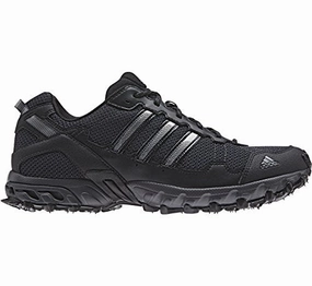 adidas Performance Men's Rockadia Trail M Running Shoe, Black/Black/Dark Grey Heather, 14 M US Adidas Sports Shoes Running