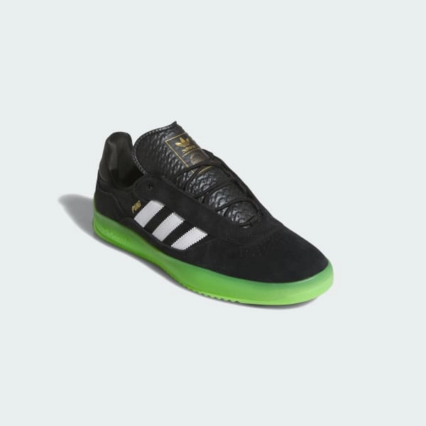 Adidas Puig Core Black - Cloud White - Semi Solar Green Adidas Track Shoes